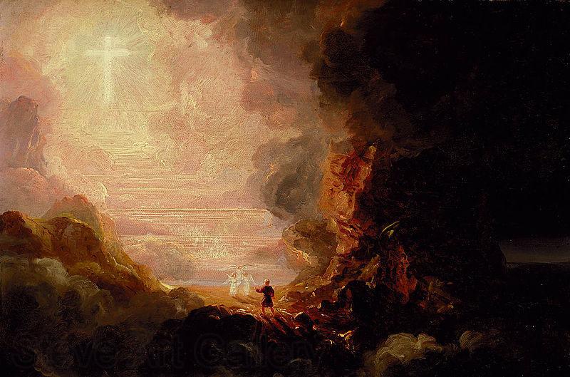 Thomas Cole The Pilgrim of the Cross at the End of His Journey Germany oil painting art